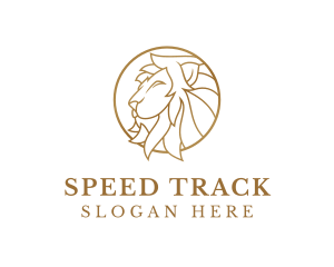 Luxury Lion Animal Logo