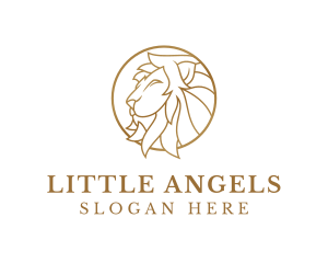 Luxury Lion Animal logo