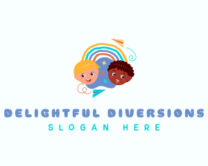 Fun Daycare Children logo design