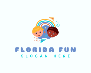 Fun Daycare Children logo design