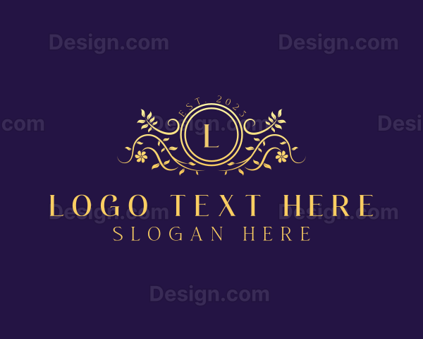 Elegant Floral Garden Logo