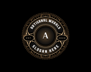 Vintage Ornament Business logo design