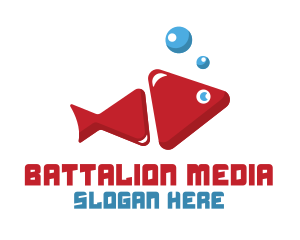 Fish Media Player logo design