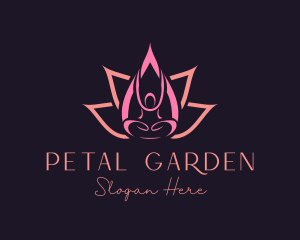 Lotus Petal Spa logo design