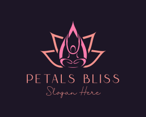 Lotus Petal Spa logo design