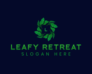 Herbal Leaf Eco logo design