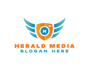 Flying Shield Media logo design