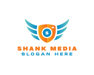 Flying Shield Media logo design