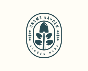 Shovel Lawn Gardener logo design