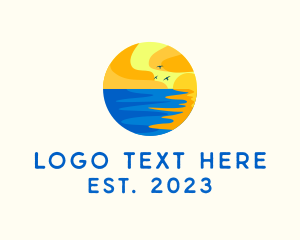 Aqua Beach Sunset logo