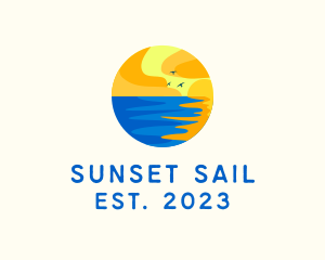 Aqua Beach Sunset logo