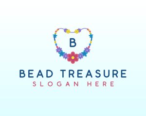 Beads Jewelry Necklace logo design