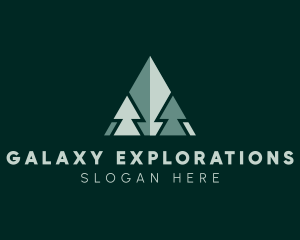 Hiking Explore Tree logo design