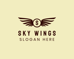 Bird Wings Aviation logo design