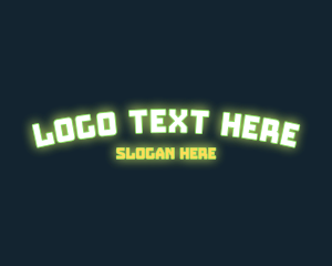 Neon Tech Glow logo