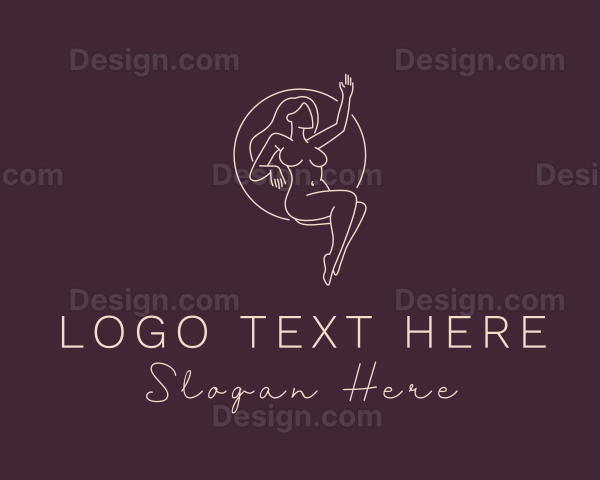 Feminine Erotic Lady Logo