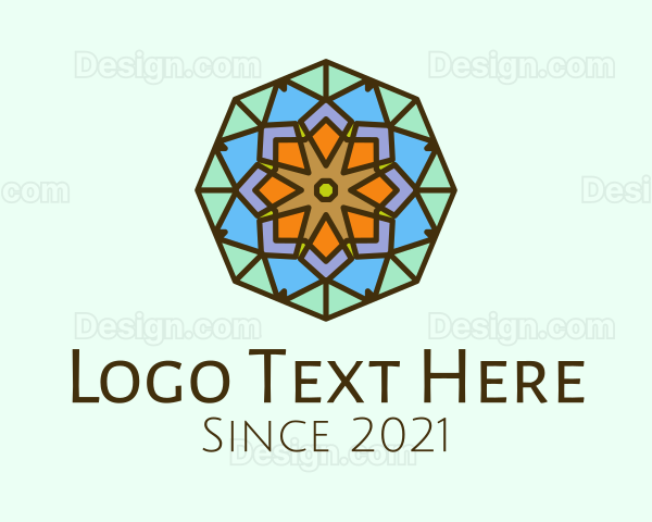 Octagon Star Kaleidoscope Logo