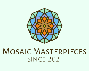 Octagon Star Kaleidoscope  logo design