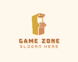 Pixel Arcade Gaming Logo