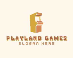 Pixel Arcade Gaming logo design