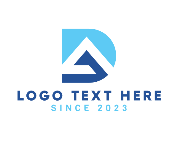 Letter Da logo example 2