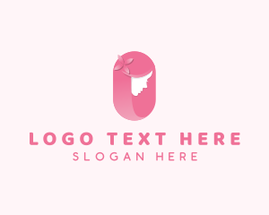 Pink Wellness Lady  logo