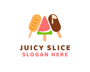 Summer Food Ice Cream  logo design