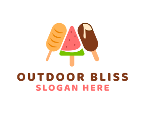 Summer Food Ice Cream  logo design