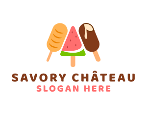 Summer Food Ice Cream  logo design