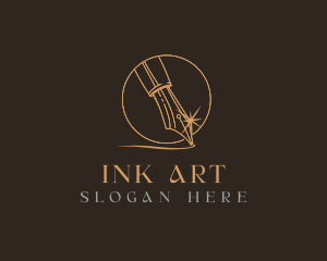 Calligraphy Pen Nib logo