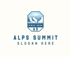 Outdoor Mountain Summit logo design