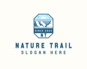 Outdoor Mountain Summit logo design