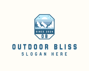 Outdoor Mountain Summit logo design