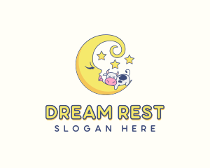 Lunar Dream Moon logo design