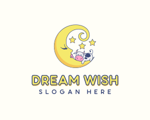 Lunar Dream Moon logo design