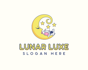 Lunar Dream Moon logo design