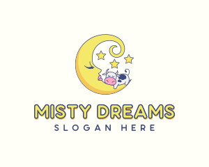 Lunar Dream Moon logo design