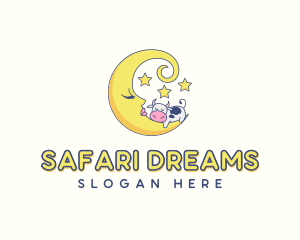 Lunar Dream Moon logo design