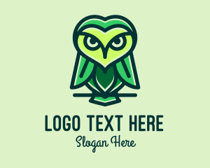 Green Leaf Owl  logo