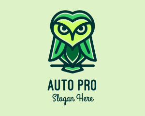 Green Leaf Owl  logo