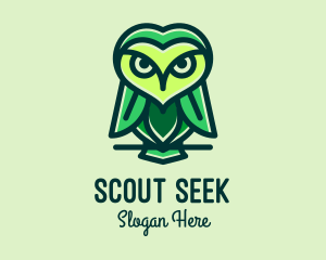 Green Leaf Owl  logo