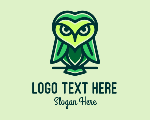 Nocturnal Animal logo example 4