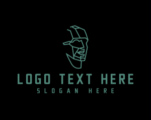 Gaming - Man Tech Head logo design
