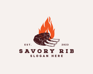 Meat Rib Restaurant logo