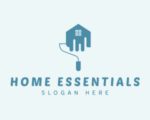 Home Paint Renovation logo design