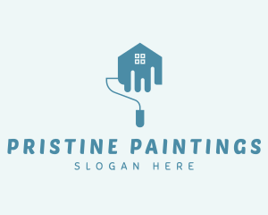 Home Paint Renovation logo design