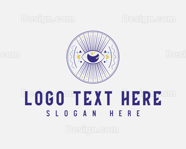 Mystical Boho Eye Logo