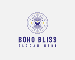 Mystical Boho Eye logo design