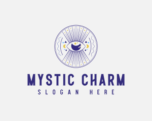 Mystical Boho Eye logo design