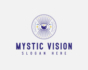 Mystical Boho Eye logo design